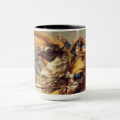 Napoleon oversteekt de Alpen-Jacques-Louis David Mok (Midden)