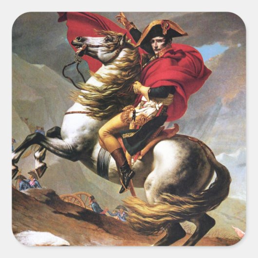 Napoleon oversteekt de Alpen Stickers (Voorkant)