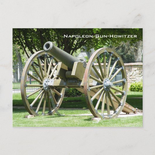 Napoleon Pistool-Howitzer Briefkaart (Voorkant)