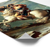 Napoleon Poster: De Alpen oversteken voor een Leed Poster (Hoek)