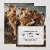 Napoleon Riding Giant Battle Cat Kaart (Voorkant / Achterkant)