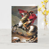 Napoleon steekt Wenskaart Alpen over Kaart (Gele Bloem)