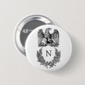 Napoleon Symbool Ronde Button 5,7 Cm (Voorkant /achterkant)