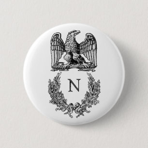 Napoleon Symbool Ronde Button 5,7 Cm