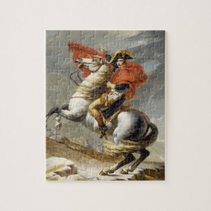 Napoleon trekt over de Alpen door Jacques Louis Da Legpuzzel
