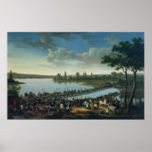 Napoleon voor de slag om Wagram Poster (Voorkant)