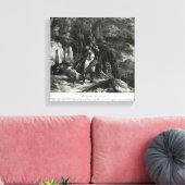 Napoleon voor invoerrechten canvas afdruk (Insitu (Woonkamer))