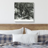 Napoleon voor invoerrechten canvas afdruk (Insitu (Slaapkamer))