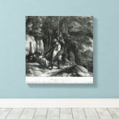 Napoleon voor invoerrechten canvas afdruk (Insitu (Houten vloer))