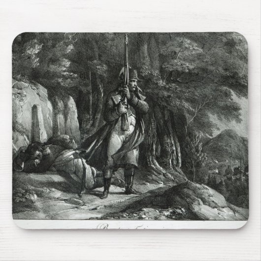 Napoleon voor invoerrechten muismat (Voorkant)