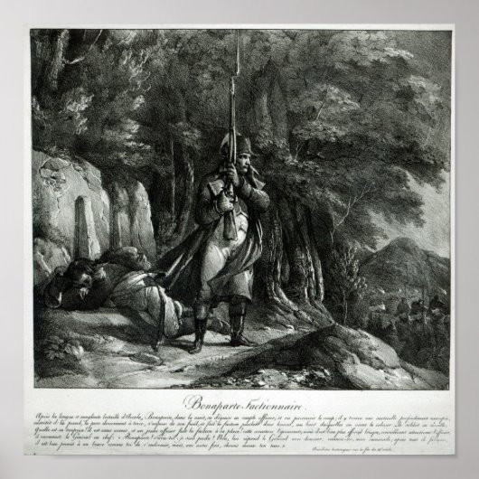 Napoleon voor invoerrechten poster (Voorkant)