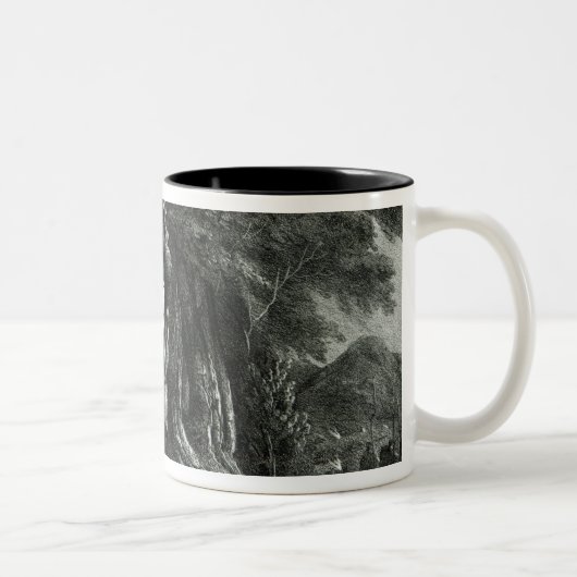 Napoleon voor invoerrechten tweekleurige koffiemok (Rechts)