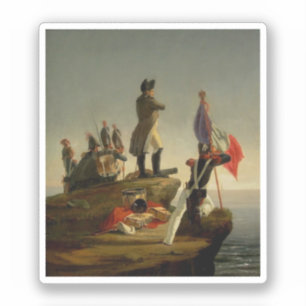 Napoleon wacht op de brig Inconstant Sticker