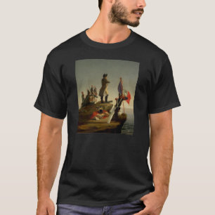 Napoleon wacht op de brig Inconstant T-shirt