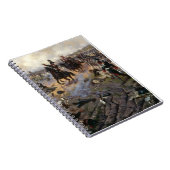 Napoleonic Wars Painting French troops advancing Notitieboek (Rechterzijde)