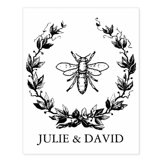 Napoleonische bijen rubberstempel (Afrduk)