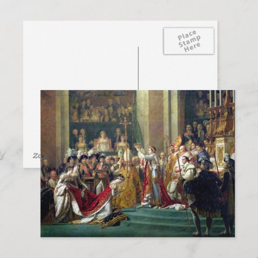 Napoleon's arrestatie en Josephine's Briefkaart (Voorkant / Achterkant)