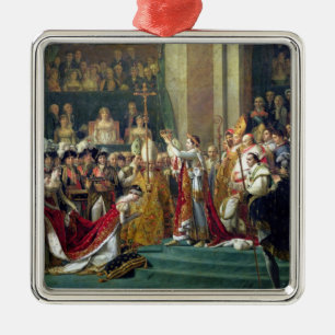 Napoleon's arrestatie en Josephine's Metalen Ornament