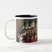 Napoleon's arrestatie en Josephine's Tweekleurige Koffiemok (Links)