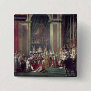 Napoleon's arrestatie en Josephine's Vierkante Button 5,1 Cm