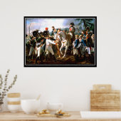 Napoleon's Battle of Abensberg 1809 Poster (Keuken)