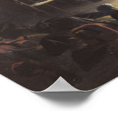 Napoleon's Bivak op de Nacht voor Wagram Poster (Hoek)