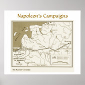 Napoleon's Campaigns, Russian Campaign Poster (Voorkant)