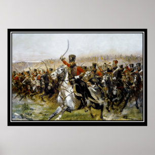 Napoleon's Husars Battle of Friedland 1807 Poster