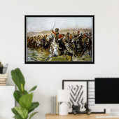 Napoleon's Husars Battle of Friedland 1807 Poster (Thuiskantoor)