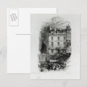 Napoleon's Lodgings on the Quai Conti, 1834-36 Briefkaart (Voorkant / Achterkant)