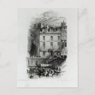 Napoleon's Lodgings on the Quai Conti, 1834-36 Briefkaart