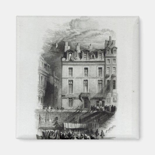 Napoleon's Lodgings on the Quai Conti, 1834-36 Magneet (Voorkant)