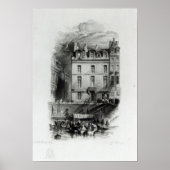Napoleon's Lodgings on the Quai Conti, 1834-36 Poster (Voorkant)