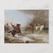 Napoleon's Peril te Brienne-le-Chateau, c.1891 (oi Briefkaart (Voorkant)