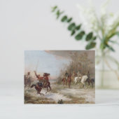 Napoleon's Peril te Brienne-le-Chateau, c.1891 (oi Briefkaart (Staand voorkant)