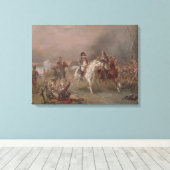Napoleon's Retreat (olie op doek) Canvas Afdruk (Insitu (Houten vloer))