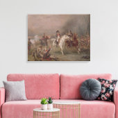 Napoleon's Retreat (olie op doek) Canvas Afdruk (Insitu (Woonkamer))