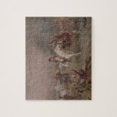 Napoleon's Retreat (olie op doek) Legpuzzel (Verticaal)