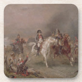 Napoleon's Retreat (olie op doek) Onderzetter (Voorkant)