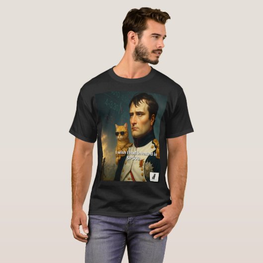 Napoleon's Spijt: Ik wou dat ik had geïnvesteerd i T-shirt (Voorkant volledig)