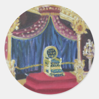 NAPOLEON'S THRONE ROOM: FONTAINEBLEAU RONDE STICKER