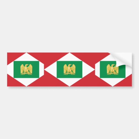 Napoleontisch Koninkrijk Italië, vlag van Italië Bumpersticker (Voorkant)