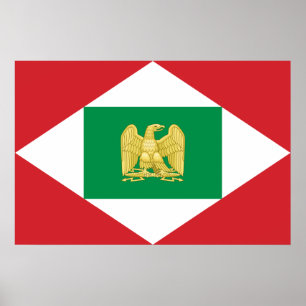 Napoleontisch Koninkrijk Italië, vlag van Italië Poster