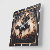 Napoleontische cavaleriecharge vierkante klok (Hoek)