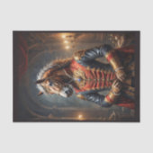 Napoleontische leger gekleed edele paard tissuepapier (Voorkant)