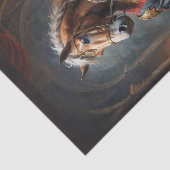 Napoleontische leger gekleed edele paard tissuepapier (Detail)