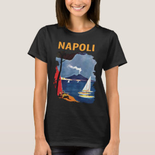 Napoli Baai Vesuvius Zeilen Reizen T-shirt