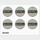 Napoli City Pride Emblem – Italian Identity Ronde Sticker (Vel)