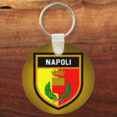 Napoli Flag Sleutelhanger (Voorkant)