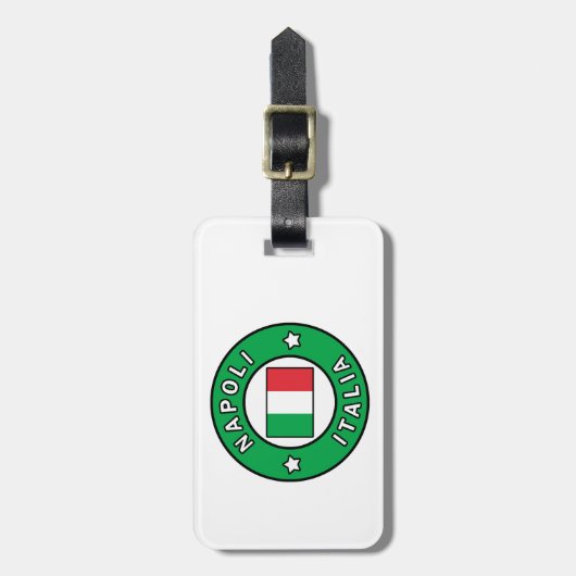 Napoli Italia Bagagelabel (Voorkant verticaal)